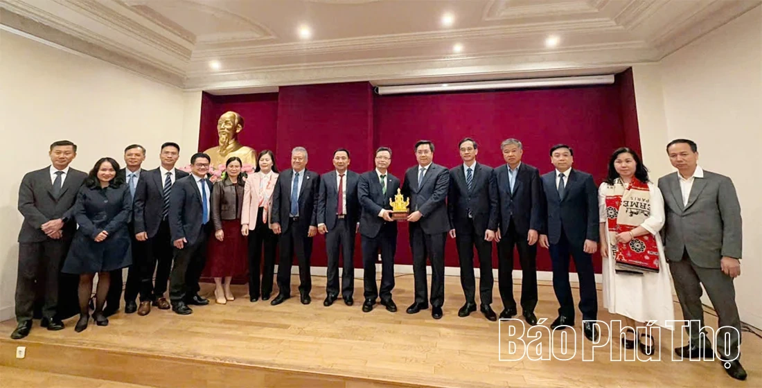 Phú Thọ đẩy mạnh đối ngoại và xúc tiến đầu tư tại Cộng hòa Pháp