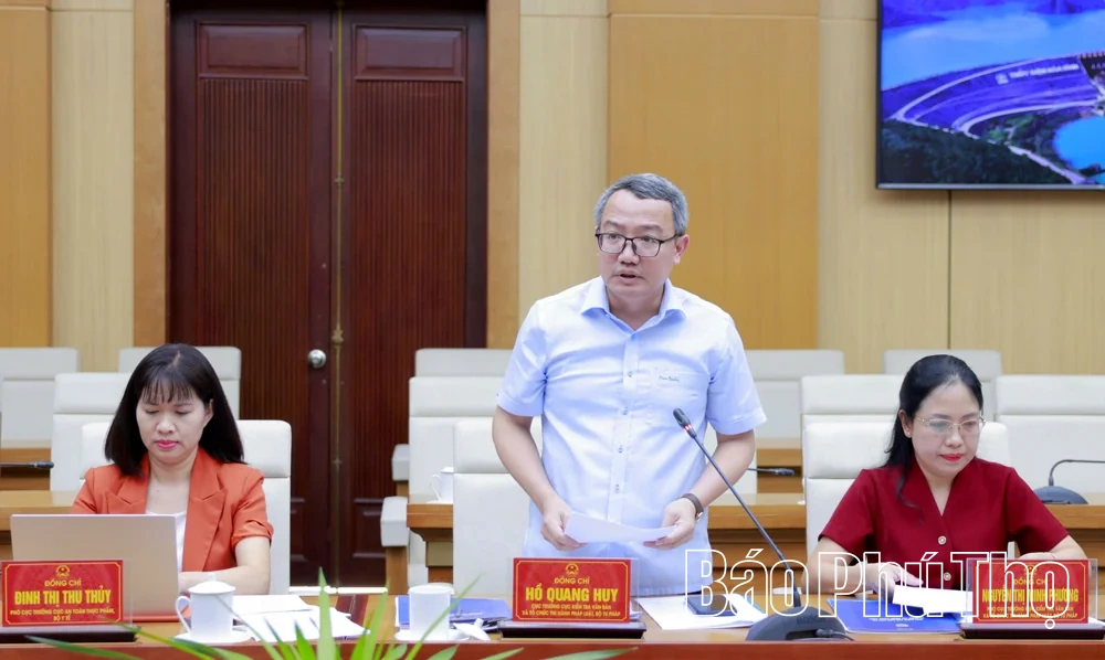 Phú Thọ quyết liệt nâng cao hiệu quả tổ chức thi hành pháp luật
