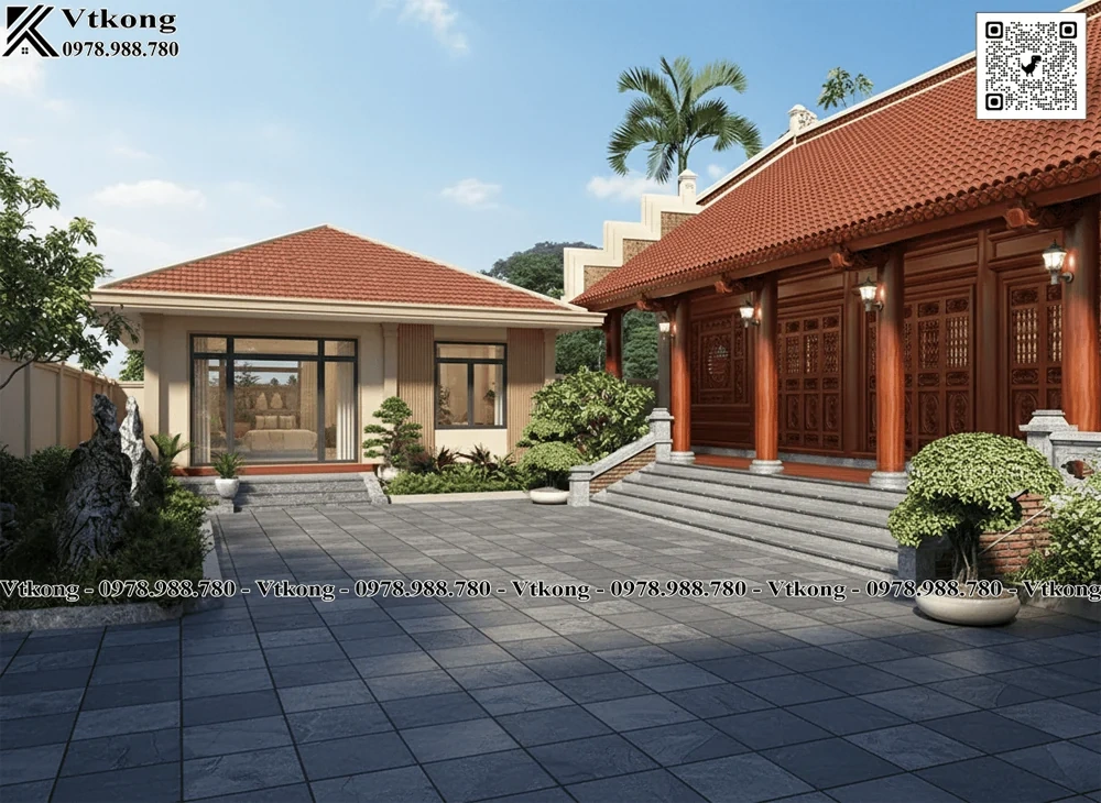 Vtkong: Dịch vụ xây dựng nhà thờ họ trọn gói, chìa khoá trao tay