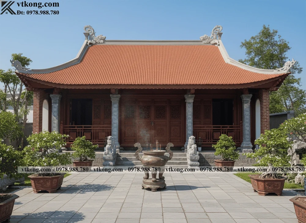 Vtkong: Dịch vụ xây dựng nhà thờ họ trọn gói, chìa khoá trao tay