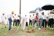 Provincial Chairman Bui Van Quang attends square banyan tree planting ceremony at Van Lang Empire Golf Course