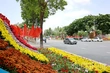 A Vibrant Display of Flags and Flowers to Celebrate April 30 and May 1