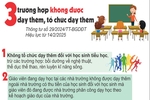 3 trường hợp không được dạy thêm, tổ chức dạy thêm