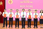 Công bố các quyết định về công tác cán bộ của Thuế tỉnh Phú Thọ