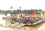 Lữ đoàn 249 vận hành phà tại cầu Phong Châu từ 15h hôm nay