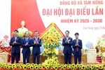 Đại hội Đảng bộ xã Tam Nông lần thứ I, nhiệm kỳ 2025-2030