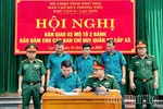 Ban Chỉ huy phòng thủ khu vực 3 - Lạc Sơn bàn giao 64 xe mô tô 2 bánh cho các Ban Chỉ huy quân sự cấp xã