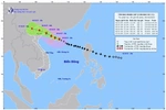 Bão số 11 đang mạnh cấp 12, giật cấp 15, cách Quảng Ninh khoảng 550km