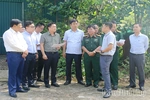 Phó Chủ tịch UBND tỉnh Vũ Việt Văn kiểm tra thực địa một số dự án tại khu vực Phú Thọ