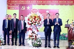 Ngày hội Đại đoàn kết toàn dân ở khu dân cư số 7, xã Dân Chủ