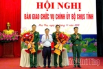Bàn giao chức vụ Chính uỷ Bộ CHQS tỉnh