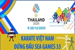 Karate Việt Nam đứng đầu SEA Games 33