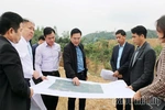 Vice Chairman of the Provincial People’s Committee Vu Viet Van Inspects Project Progress in Luong Son and Lien Son Communes