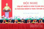 Tỉnh ủy Phú Thọ triển khai nhiệm vụ trọng tâm năm 2026