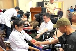 Tiếp nhận 496 đơn vị máu tại Ngày hội hiến máu tình nguyện “Hiến máu đầu xuân - Nhân lên hạnh phúc”