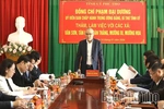 Provincial Party Secretary Pham Dai Duong Works with Tan Lac, Toan Thang, Muong Bi, Muong Hoa, and Van Son Communes