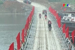 Gần 80.000 lượt người và phương tiện lưu thông qua cầu phao Đoan Hùng
