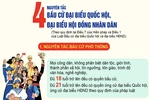 4 nguyên tắc bầu cử đại biểu Quốc hội và đại biểu Hội đồng nhân dân