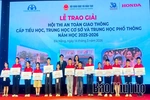 Phú Thọ giành 31 giải tại Hội thi An toàn giao thông cấp tiểu học, THCS, THPT