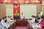 Phó Bí thư Thường trực Tỉnh ủy Bùi Văn Quang khảo sát, chỉ đạo công tác chuẩn bị bầu cử