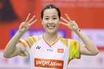 Thùy Linh vào tứ kết ở giải Pháp