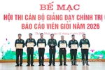 Hội thi cán bộ giảng dạy chính trị, báo cáo viên giỏi năm 2026