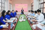 Phó Bí thư Tỉnh ủy Bùi Thị Minh làm việc với Ban Thường vụ Tỉnh đoàn