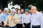Bí thư Tỉnh ủy Phạm Đại Dương kiểm tra tiến độ Dự án cải tạo, mở rộng Quốc lộ 2 đoạn Vĩnh Yên - Việt Trì