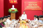 Đoàn kiểm tra, giám sát số 15 của Bộ Chính trị làm việc với Đảng ủy phường Hòa Bình