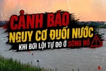 Cảnh báo nguy cơ đuối nước khi bơi lội tự do ở sông hồ