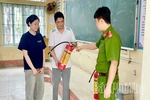 Công an xã Nguyệt Đức bảo đảm an ninh, an toàn trước kỳ thi tuyển sinh vào lớp 10
