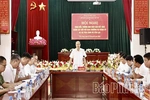 Thông qua dự thảo báo cáo kết quả giám sát đối với Ban Thường vụ Đảng ủy xã Yên Lãng và Yên Lạc