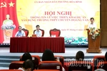 Thông tin đến người dân về việc triển khai dự án xây dựng Trường THPT Chuyên Hoàng Văn Thụ