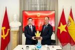 Phu Tho Provincial Delegation Visits and Holds Working Session with the Embassy of Vietnam in Spain