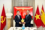 Đoàn đại biểu tỉnh Phú Thọ thăm và làm việc với Đại sứ quán Việt Nam tại Tây Ban Nha