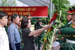 Dâng hương tưởng niệm các Anh hùng liệt sĩ và triển khai lấy mẫu hài cốt liệt sĩ chưa xác định được thông tin