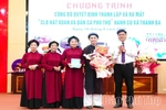 Hanh Cu Xoan Singing and Phu Tho Folk Music Club Debuts in Thanh Ba Commune