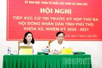Đại biểu HĐND tỉnh tiếp xúc cử tri xã Long Cốc trước Kỳ họp thứ Ba