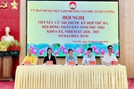 Phó Bí thư Thường trực Tỉnh ủy Bùi Văn Quang tiếp xúc cử tri phường Vân Phú và xã Hy Cương