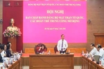 Tiếp tục tinh gọn tổ chức bộ máy Đảng bộ Mặt trận Tổ quốc, các đoàn thể Trung ương