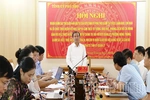 Đoàn giám sát theo Quyết định 440 của Ban Thường vụ Tỉnh ủy giám sát tại phường Nông Trang