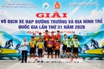 Bế mạc Giải Vô địch xe đạp đường trường và địa hình trẻ quốc gia lần thứ 31
