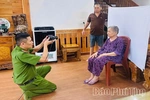 Công &nbsp;an Lạc Sơn học và làm theo Bác