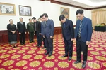 Lãnh đạo tỉnh Phú Thọ viếng Chủ tịch Quốc hội Lào
