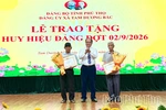 Đảng bộ xã Tam Dương Bắc: 97 đảng viên được trao tặng Huy hiệu Đảng đợt 2/9