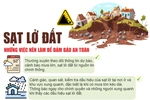 Sạt lở đất - Những chú ý cần biết để đảm bảo an toàn