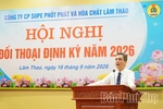 Công ty Cổ phần Supe Phốt phát và Hóa chất Lâm Thao đối thoại định kỳ năm 2026