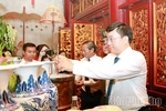 Dâng hương tưởng niệm các Vua Hùng trước Lễ kỷ niệm 72 năm Ngày Bác Hồ về thăm Đền Hùng và khánh thành Tượng đài “Bác Hồ với ngày hội non sông”