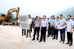 Kiểm tra tiến độ các dự án giao thông tại Mai Châu