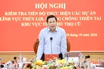 Tháo gỡ khó khăn, đẩy nhanh tiến độ các dự án thủy lợi, phòng, chống thiên tai